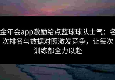 金年会app激励给点蓝球球队士气：名次排名与数据对照激发竞争，让每次训练都全力以赴