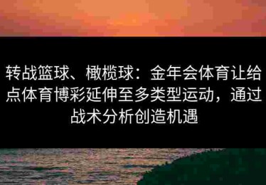 转战篮球、橄榄球：金年会体育让给点体育博彩延伸至多类型运动，通过战术分析创造机遇